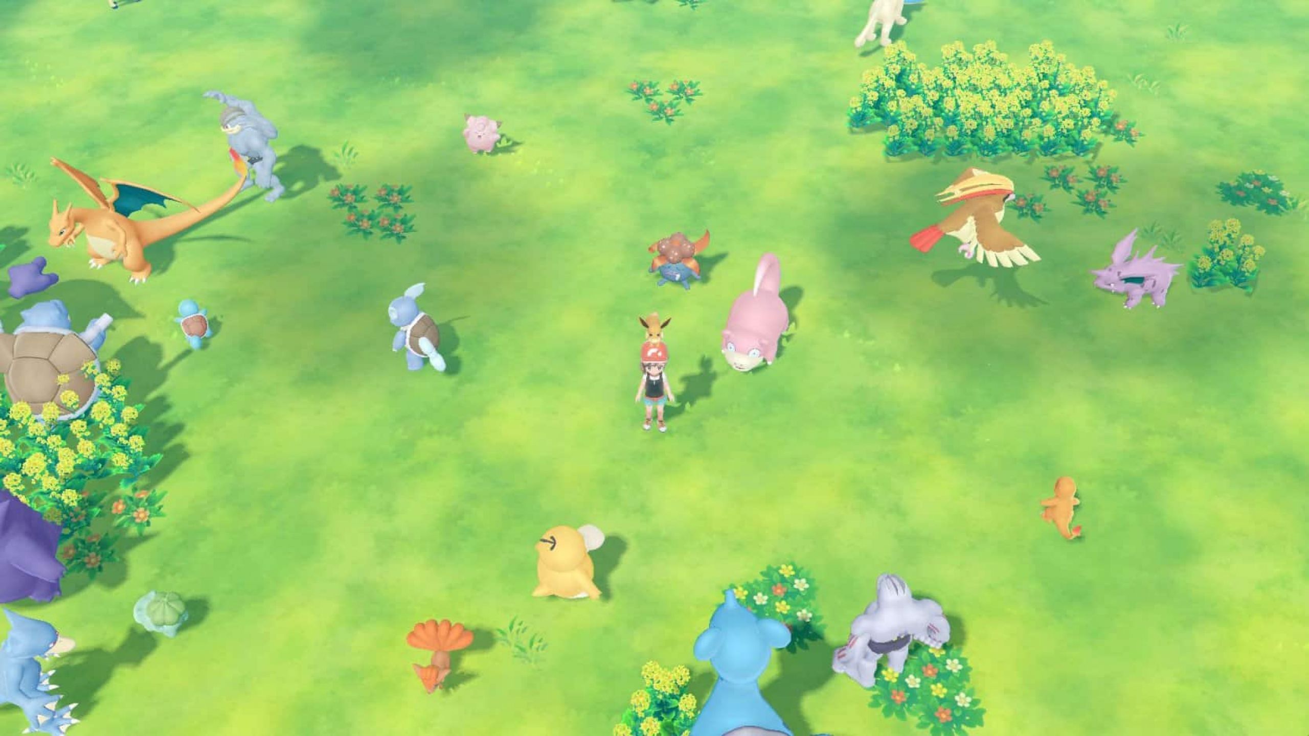 Pokemon game. Pokémon: Let's go, Eevee!. Покемон Lets go Eevee. Pokemon Let's go Pikachu and Eevee. Pokemon Let's go Eevee screenshot.